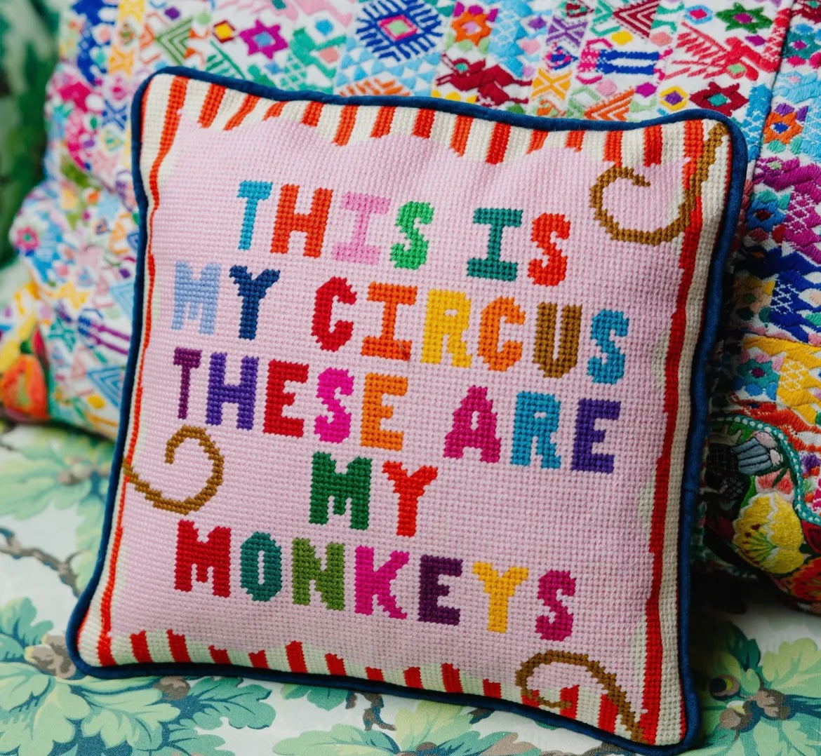 *PREORDER* Circus Monkeys Pillow
