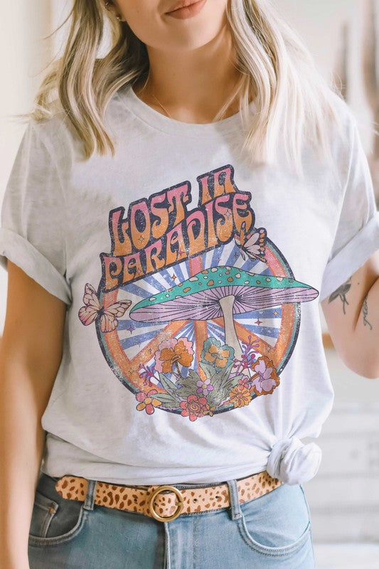GROOVY LOST IN PARADISE GRAPHIC TEE