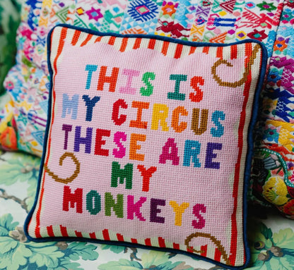 *PREORDER* Circus Monkeys Pillow